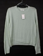 Elodie Womens Long Sleeves Tulip Hem Knit Lightweight Crew Neck Sweater