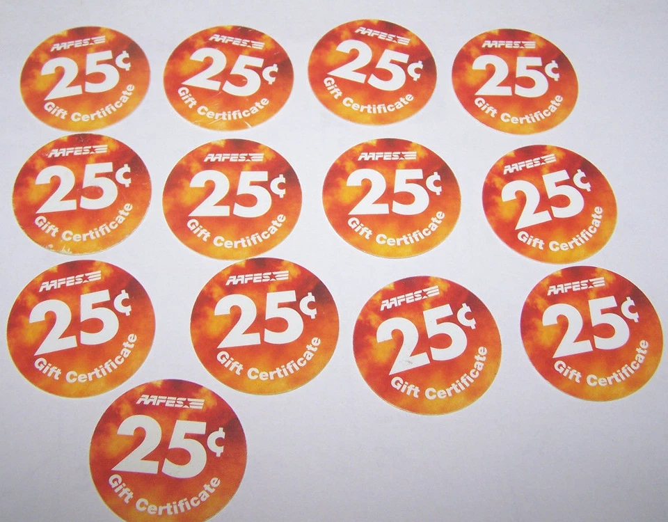 12th Print Set 25 Cent AAFES  Pogs 2009 printing  About Uncirculated condition - Image 2 of 2