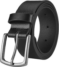 Men  s belts Full Grain Genuine Leather Casual Dress Jeans Belts for Men