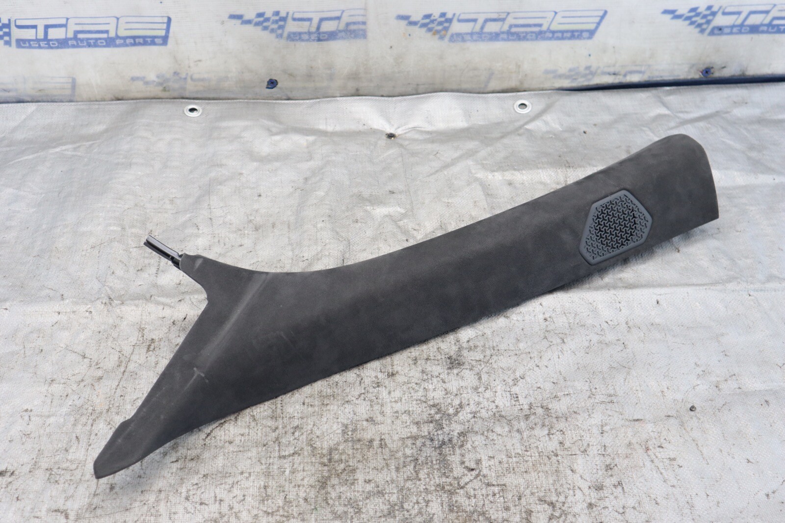 2019 LAMBORGHINI URUS OEM ALCANTARA LH DRIVER INTERIOR A-PILLAR TRIM