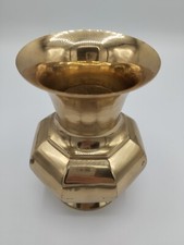 sch&ouml;ne Messing Vase Kelch Blumenvase Deko
