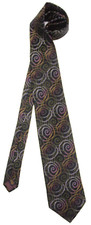 161 ) XMI PLATINUM MEN'S TIE 100% SILK MADE IN USA
