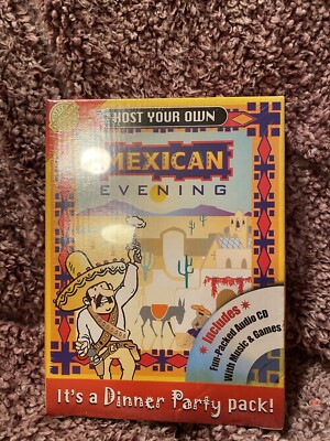 NEW Mexican evening dinner party game Cheatwell music CD cards 17037 sealed