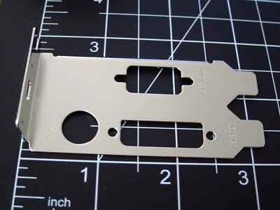 Low Profile Half Height Bracket Dual Slot VGA DSUB DVI SVideo