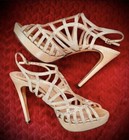 Vince Camuto Leather Sandal, Light Gold, Size 10M. Heels-5”. Excellent Condition — photo 1