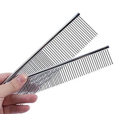Dog Puppy Pet Grooming Greyhound Comb, Small  Medium Large  XL