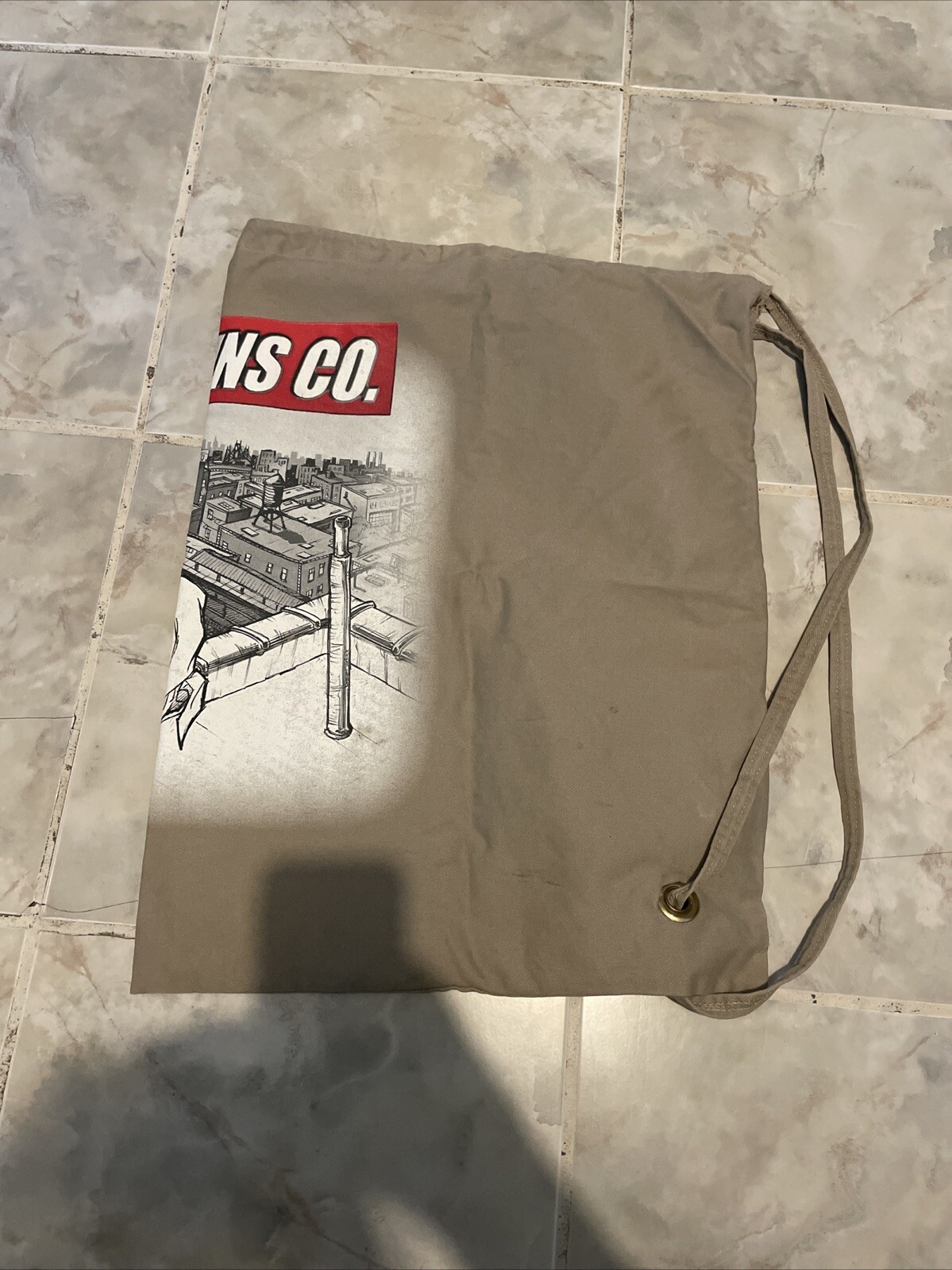 Vintage 90s RP55 JEANS CO Hip-hop Urban Streetwear Extremely Rare String Bag image 5