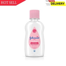 Johnson's Baby Baby Oil, Pure Mineral Oil to Prevent Moisture Loss, Hypoallerg..