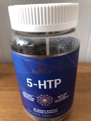 BeLive 5 -htp, Brain Function, Mood &sleep, X2  60 Count. Exp 6/24