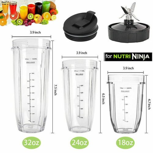 Replacement Accessories for Nutri Ninja Bullet Parts Auto IQ 1000 1500