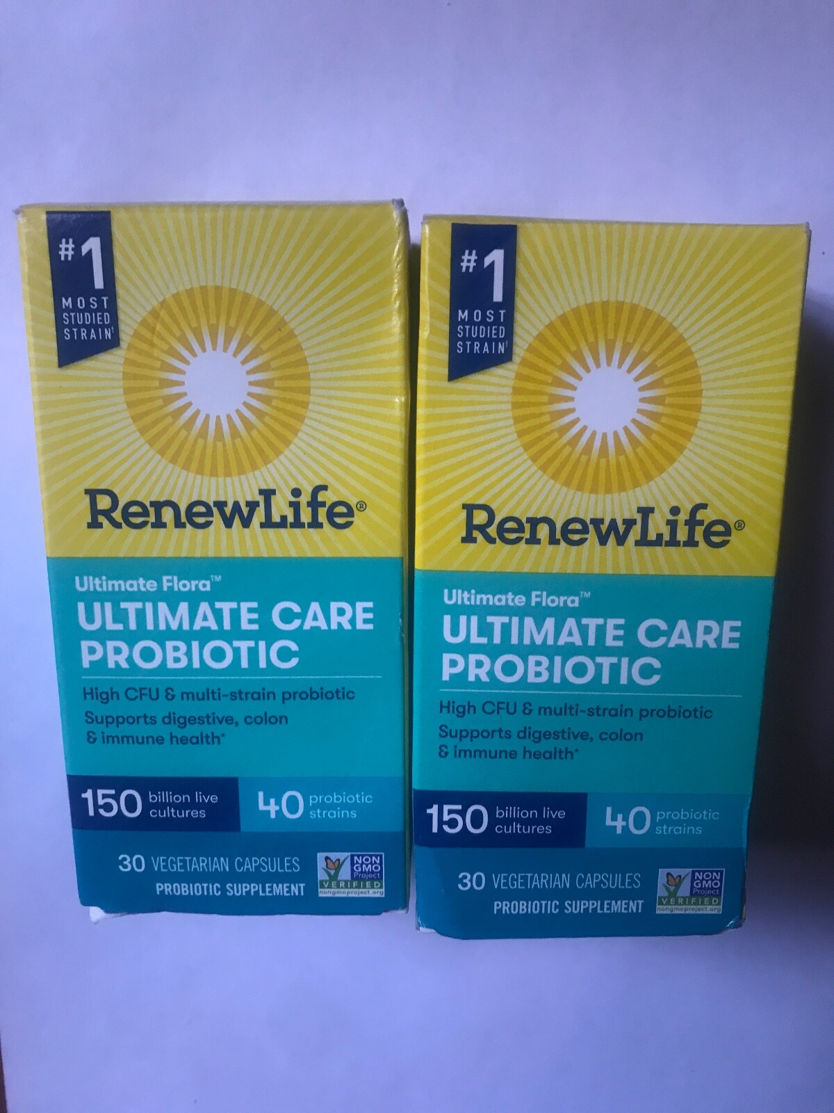 2 pack Renew Life - Ultimate Flora Extra Care Probiotic 150 Billion 30 caps x2