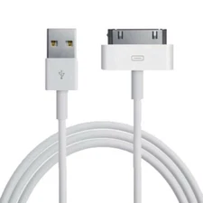2x For iPhone iPad iPod Classic - 1m Old Type USB Charging Data Sync Cable 30pin