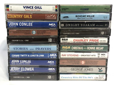 Lot of 20 Cassette Tapes Country Music 1970s 1980s Gill Jones Twitty Lynn