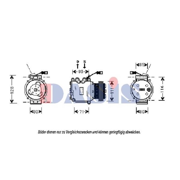 Kompressor Klimaanlage FüR Honda Civic VI Hatchback CRX III-image