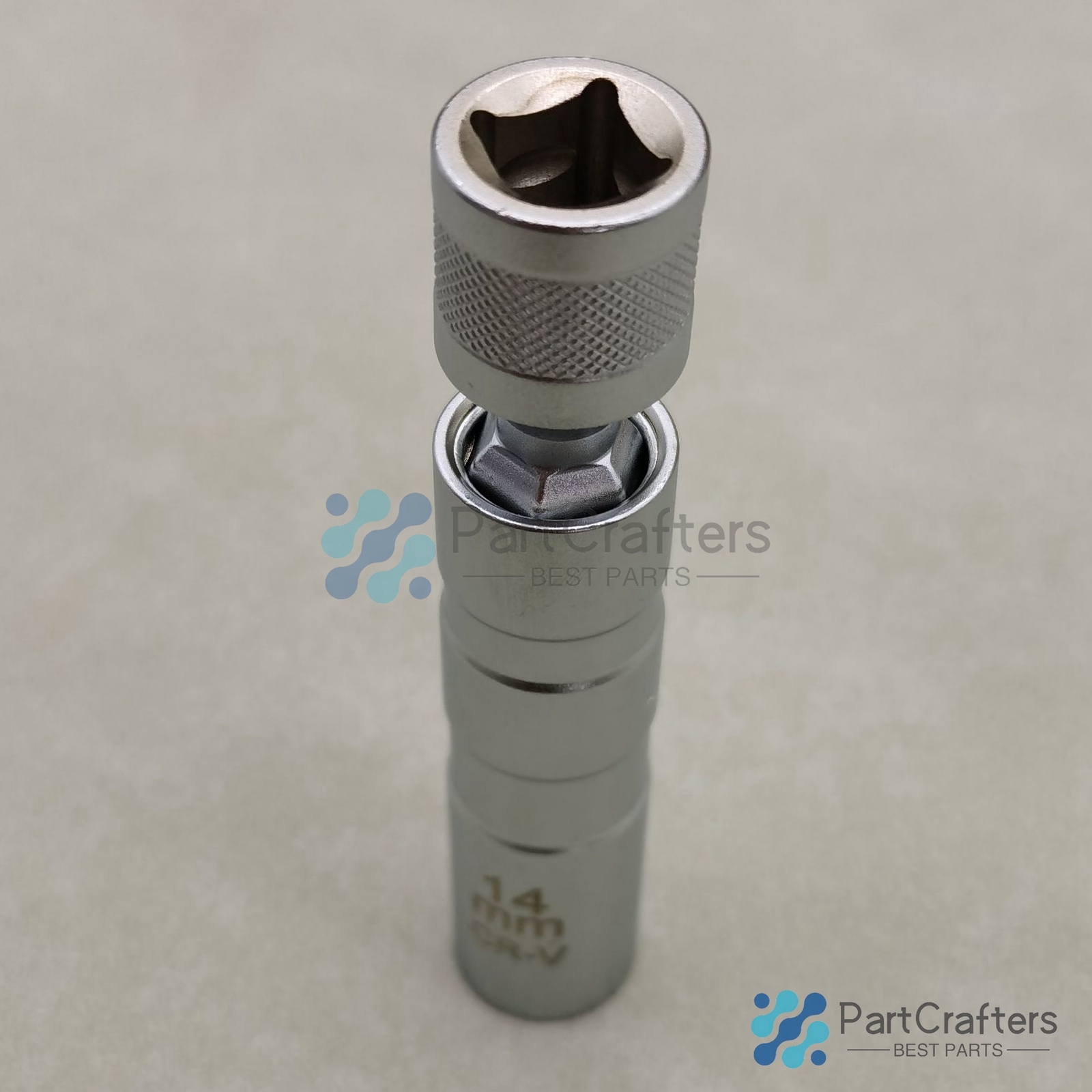 14&16mm Thin Wall Magnetic Swivel Spark Plug Removal Socket 3/8" Drive - Foto 8