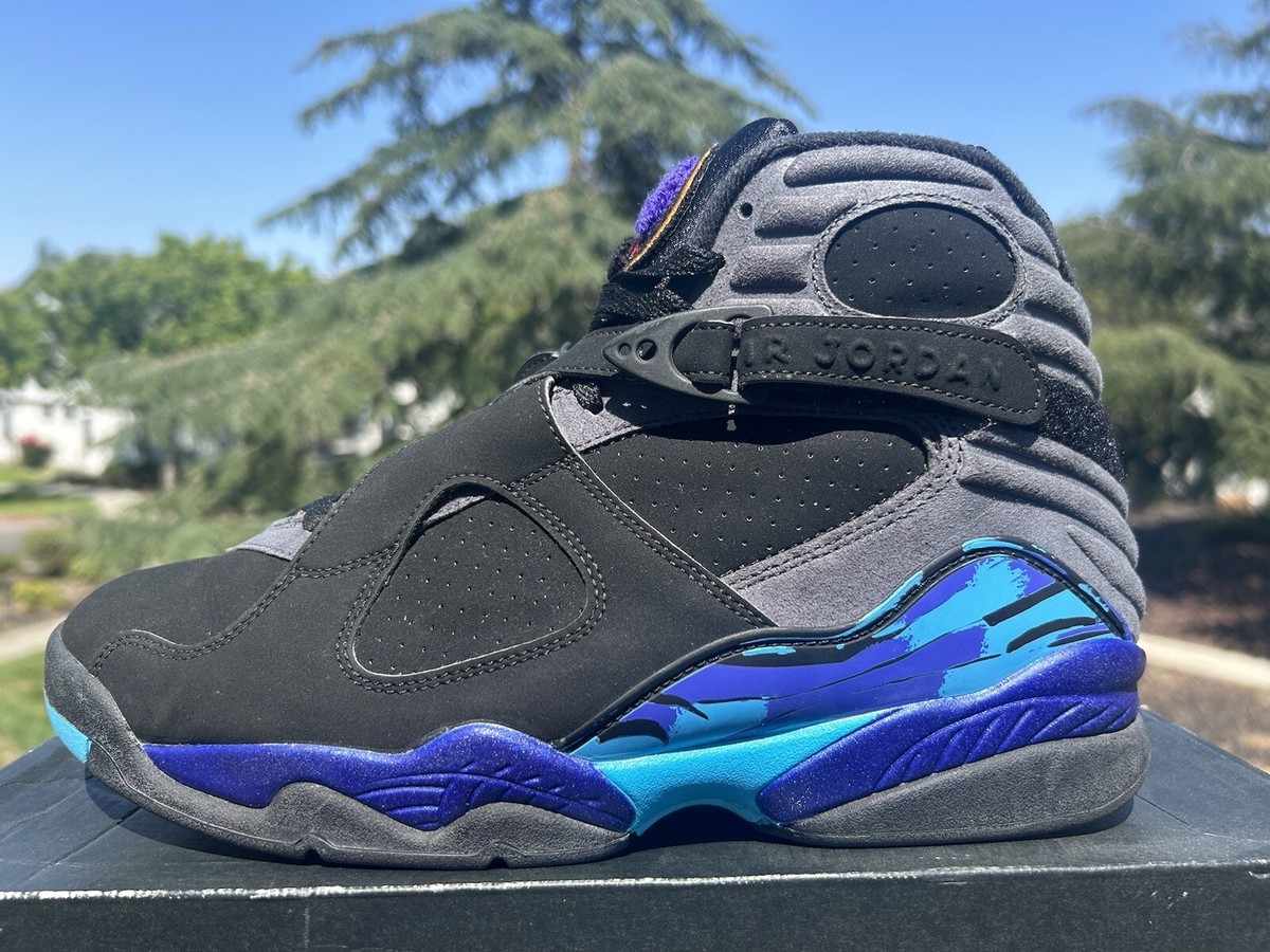Nike Air Jordan 8 Retro “Aqua” (2015) Size 10.5 W/ Matching Baby