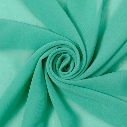 Vestido de tela de gasa lisa de poliéster transparente 58"" de ancho por yarda todos los colores - Imagen 24 de 43
