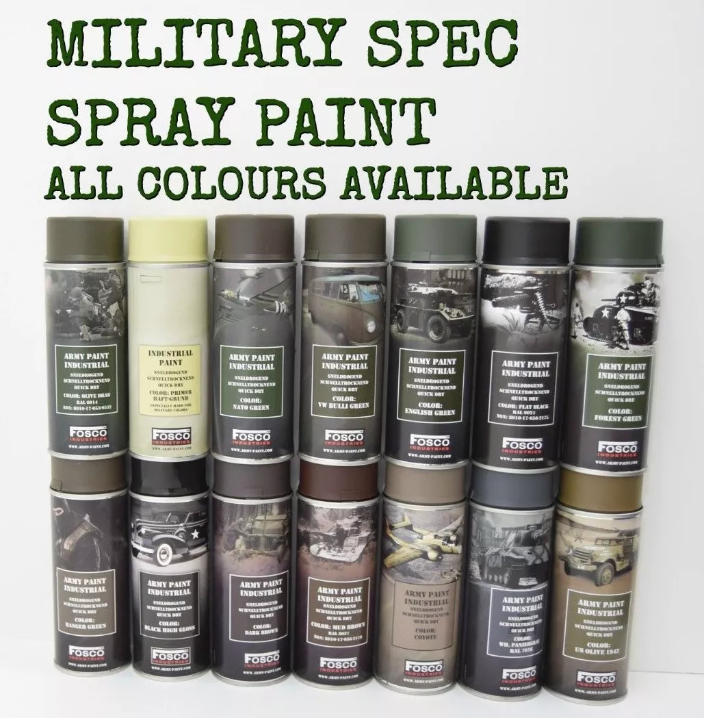 Camouflage Paint Spray Olive 400ml - KRYLON