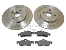 Rear 2 Brake Discs & Pads Set New For Toyota Yaris Mk3 1.5 Hybrid 2014-2021