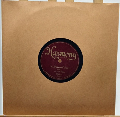 78 RPM 10'' Just As I Am/Lead Kindly Light Harmony Records 5047-H