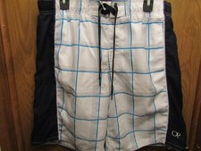 MENS OP OCEAN PACIFIC STRETCH WAIST DRAWSTRING SWIMSUIT SIZE L 36-38