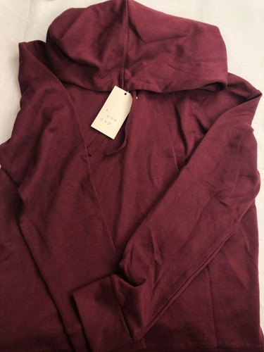 Women's Hooded Sweatshirt - A New Day - NWT - Burgundy - S - C429 - Imagen 2 de 2
