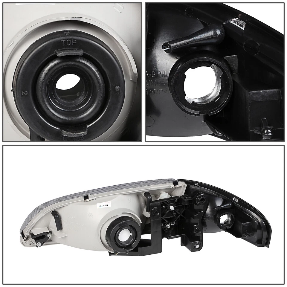 ДЛЯ 1998-1999 MAZDA 626 ДЫМЧАТЫЙ КОРПУС ЯНТАРНЫЙ СИГНАЛ ФАРЫ ФАРЫ ФАРЫ ЛАМПЫ + ИНСТРУМЕНТЫ - Изображение 4 из 4