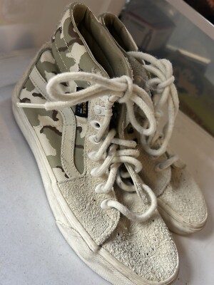 Vans SK8 Hi Cordura Camo Desert White Men's Classic Skate