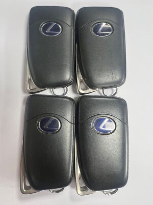 4 X ORIGINAL LEXUS 3 TASTEN FERNBEDIENUNG SMART SCHLÜSSELANHÄNGER GETESTET RESTPOSTEN TOKAI RIKA BP1EW!