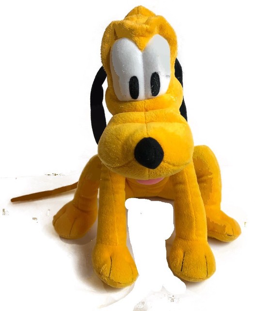 Disney Store Pluto Plush Medium 14" Stuffed Animal Toy eBay