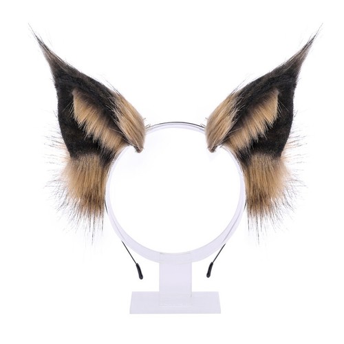 1pc 2021 Lovely Faux Wolf Ears Headband Realistic Furry Fluffy Animal Hair H_sh - Picture 4 of 8