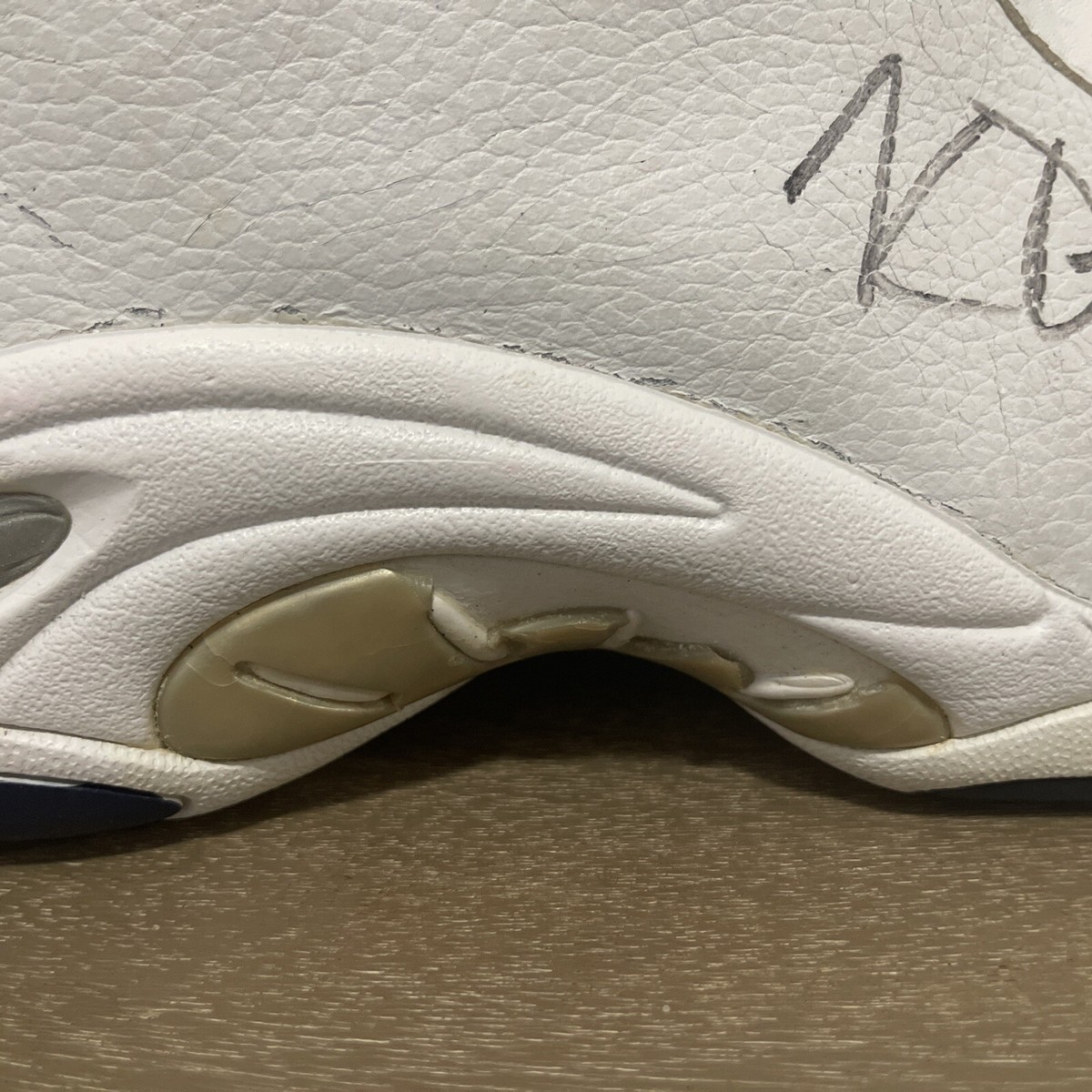 And 1 Tai Chi Mid Basketball Shoes White/Navy Blue Men's Size 13