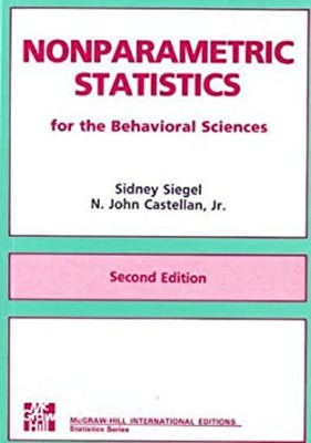 Nichtparametrische Statistiken für Verhaltenswissenschaften Taschenbuch
