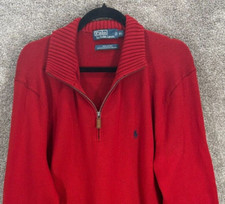 Vintage Polo Ralph Lauren Sweater Mens XL Red...