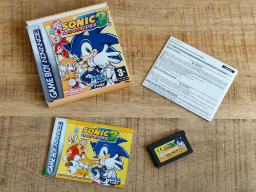 Sonic Advance 3 - Nintendo Game Boy Advance - Boxed - Complete with Maunal