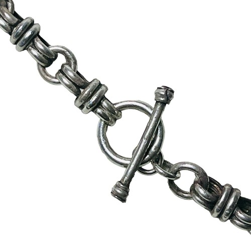 Collana catena con ciondolo ammonite in argento sterling fine Charles Albert - Foto 8 di 16