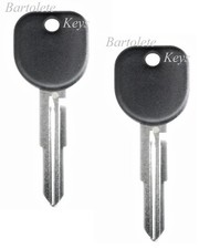 2 Replacement Transponder Car Key Blank Fits Chevrolet Captiva Sport Saturn Vue