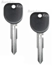 2 Replacement Transponder Car Key Blank Fits Chevrolet Captiva Sport Saturn Vue