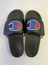 Champion Unisex Men and Women's Adjustable Mega Slide, Black M8/W10