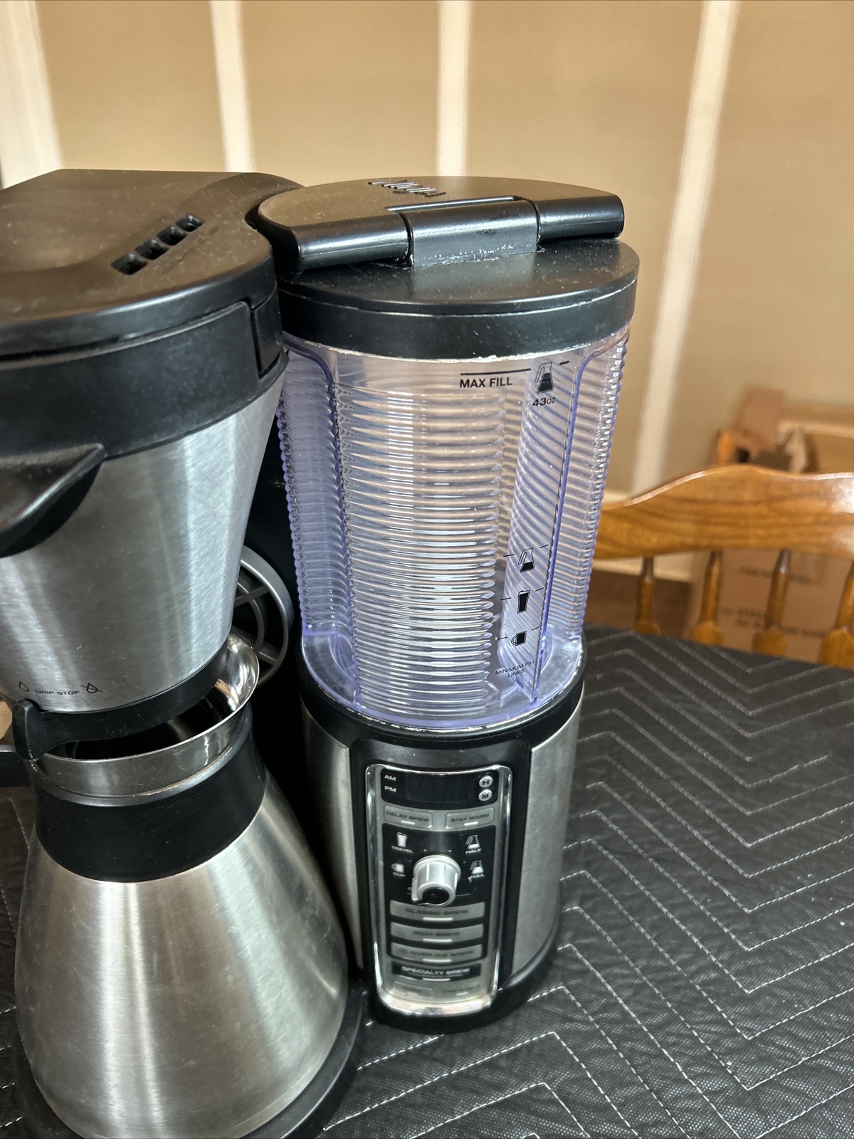 Ninja Coffee Bar Brewer CF087 with 43 Oz. Stainless Steel Thermal