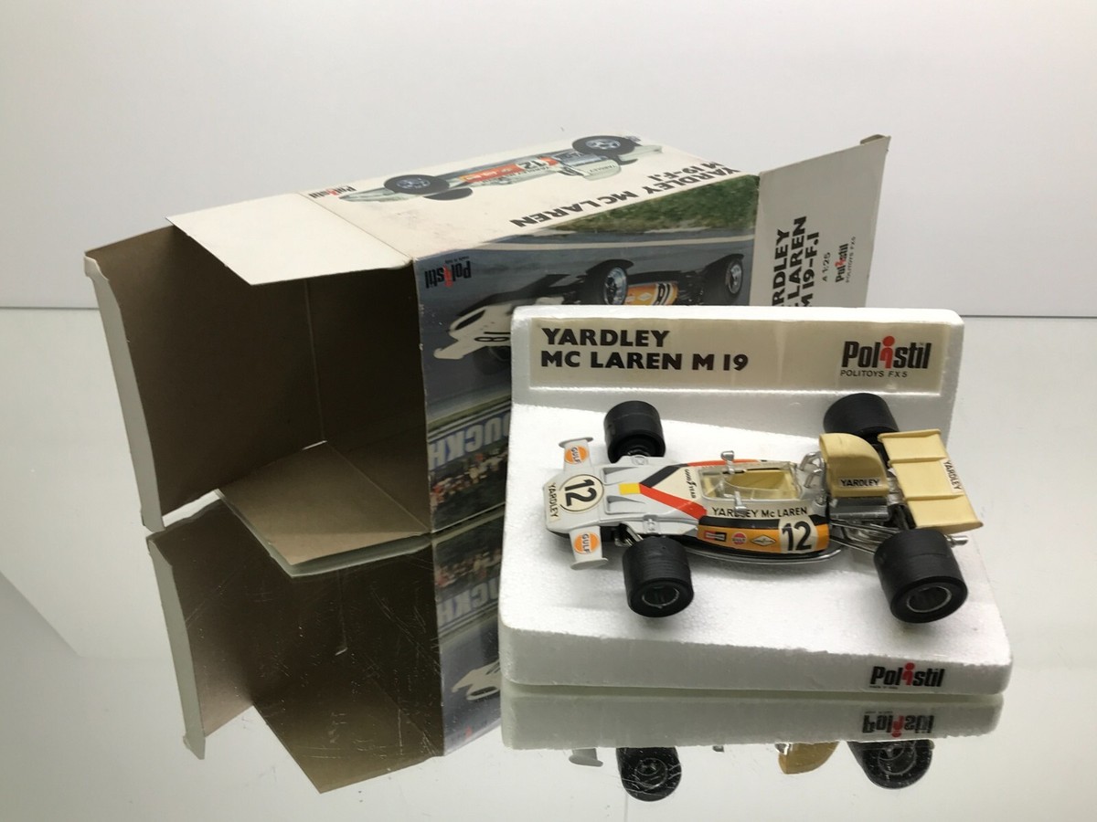 POLISTIL FX5 YARDLEY McLAREN M19 F1 #12 - 1:25 - GOOD IN BOX | eBay
