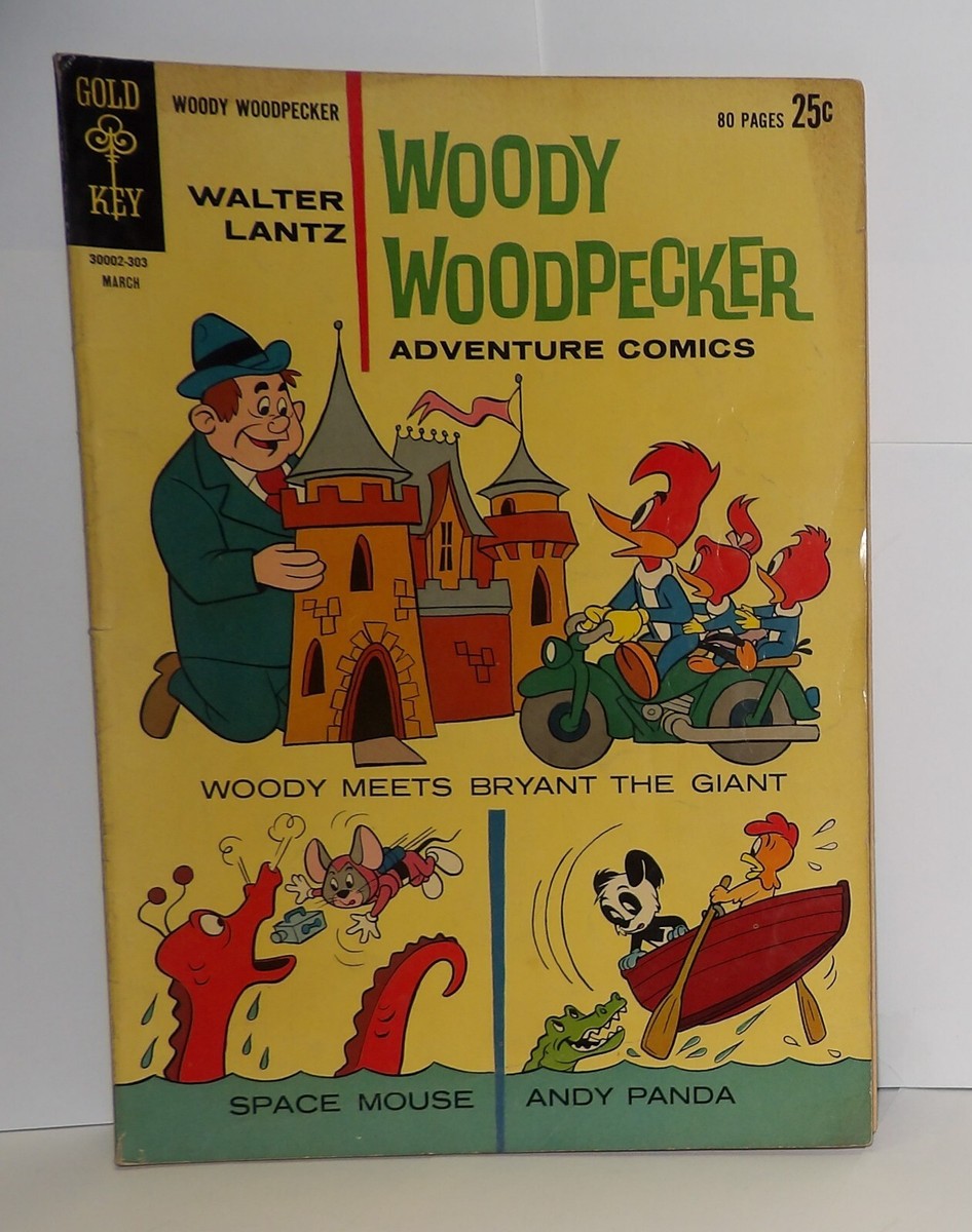 Woody Woodpecker Adventure Comics #75 Gold Key March 1963 Space