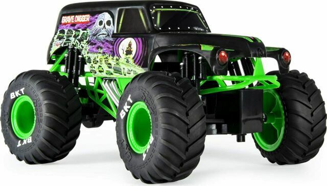 Grave Digger the Monster Jam in Black Water Bottle