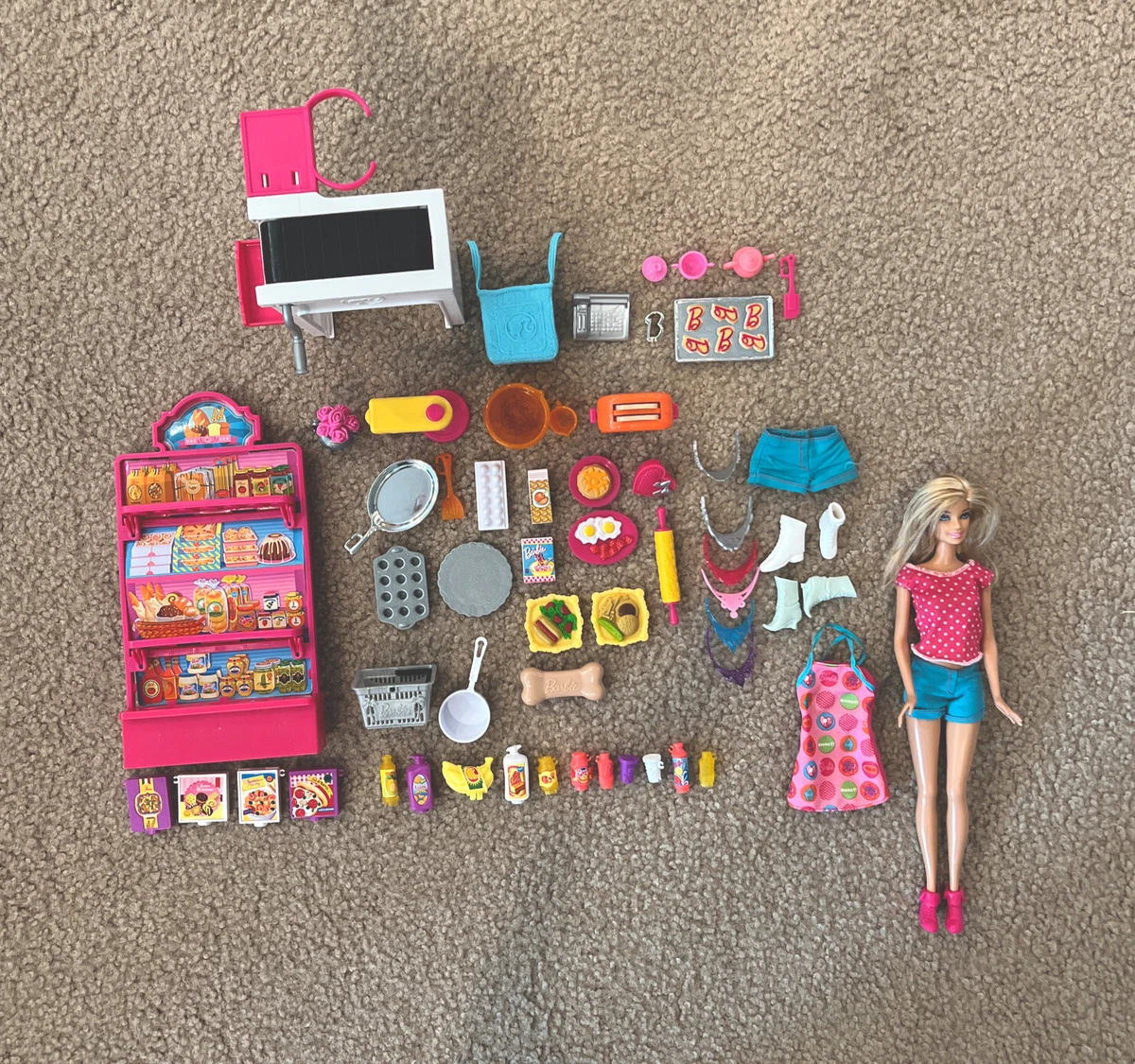 Barbie grocery store set sale