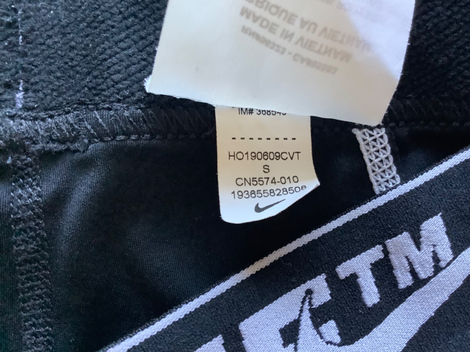 OFF WHITE X NIKE Nike x OFF White Nero Pantaloni Leggings Utility Stretti Small