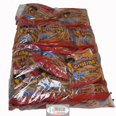 Churritos Cristina ( Corn Sticks) 24-bag of 2.8-oz each 