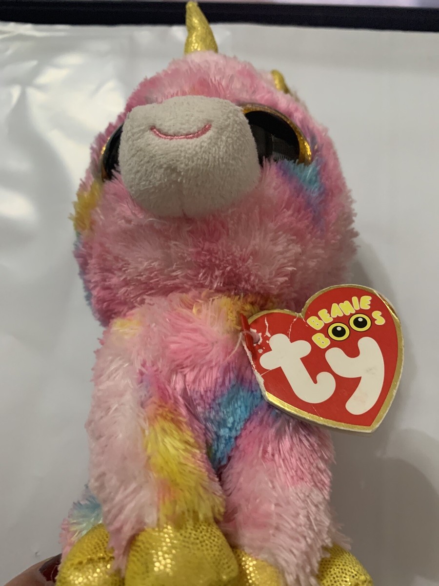 Ty Beanie Boos Fantasia the Unicorn Inch Plush with Tag 2015 pre