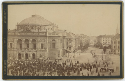 Schreibtisch Jorgensen Circa 1885-90. Ansicht Animée De Copenhague. Dänemark