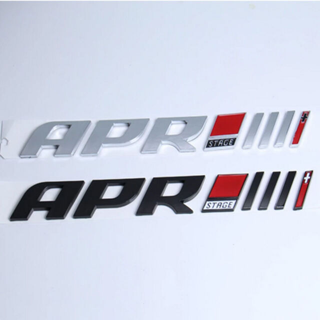 Auto Schriftzug Emblem Tailgate Badge Aufkleber Für Audi APR Stage III 3+ 2+ 1+
