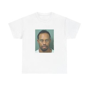 tiger woods mugshot tee
